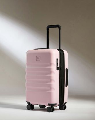 Antler Expandable Cabin Suitcase In Moorland Pink - Icon Stripe