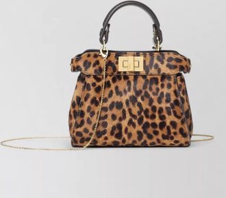 Fendi peekaboo nano chain shoulder bag