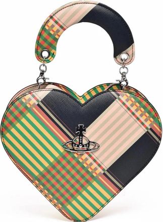 Vivienne Westwood Multicolor Polyurethane Plaid Shoulder Bag