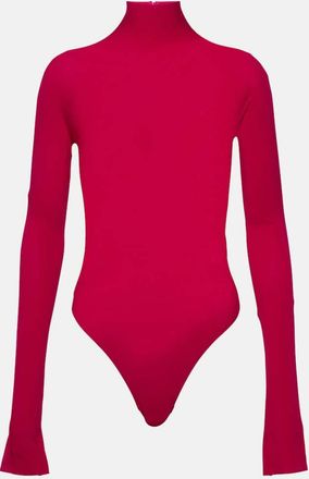 Alaia Turtleneck jersey bodysuit