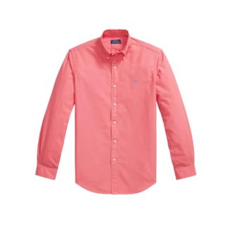 Ralph Lauren Shirts - Heren - Casual Overhemden - Roze - S - Katoen - Overhemden