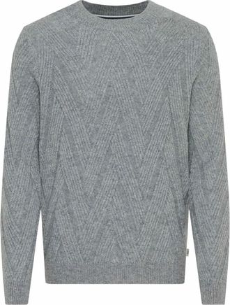 Brax Maglia Girocollo Style Buddy - - Knitwear - Uomo - Grigio - L