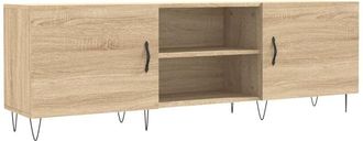 vidaXL Vidaxl - Mueble para tv madera de ingeniería roble Sonoma 150x30x50 cm