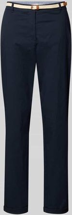 Christian Berg Casual Fit Chino mit Baumwoll-Anteil in Dunkelblau, Gr&ouml;&szlig;e 34