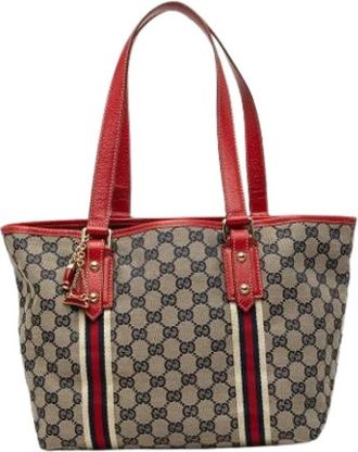 Gucci Pre-owned Jolico Tote Bag - Dames - Vintage Shopper - Veelkleurig - ONE Size - Leer - Vintage