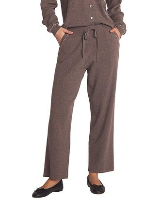 Bella Dahl Cashmere & Wool-Blend Straight Leg Sweatpant