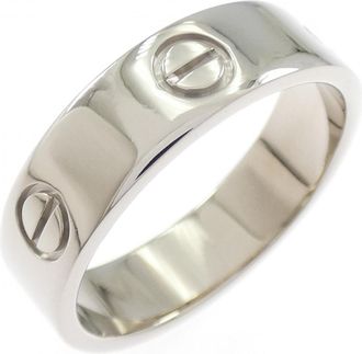 Cartier White Gold White Gold (18K) Band Ring (Pre-Owned)