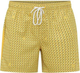 Sundek M504Bdrt 3Ff Boardshort - Heren - Strandmode - Geel - S - Polyester - Badmode