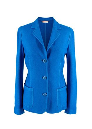 Colombo Royal Blue Cashmere Blazer Size S