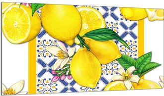 OEM Protector De Cristal Para Encimera 90x52 Limones