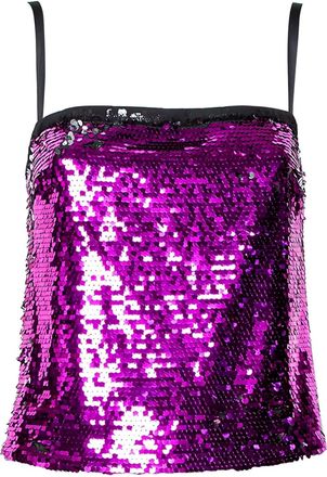 Dolce & Gabbana Top met pailletten - Roze