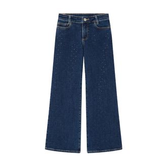 Liu Jo Dames, Jeans, Blauw, Maat: M Katoen