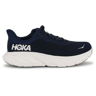 Hoka One One Hoka Arahi 7 Textile Mens Comfort Trainers - Outer Space White - Size:UK 10.5