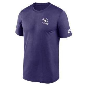 Nike Minnesota Vikings Alt Legend Small Logo Nike Mens Dri-FIT NFL T-Shirt in Purple | 02TI52MQ9M-UE8
