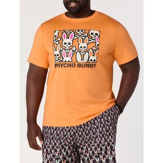 Psycho Bunny Big & Tall Byron Graphic Tee in Orange at Nordstrom, Size Xxx-Large