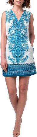Calypso St. Barth Marcelle Dress in Teal Medallion at Nordstrom, Size 12