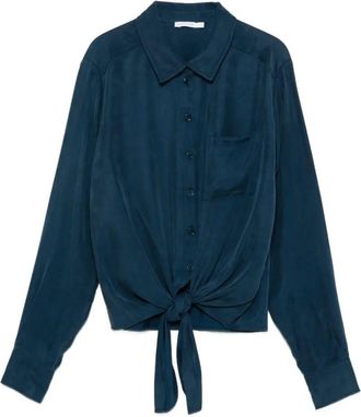 Patrizia Pepe Fluid Shirt With Bow