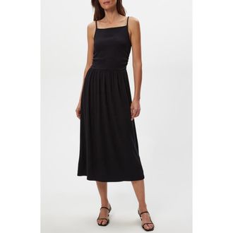 Michael Stars Matilda A-Line Midi Dress in Black at Nordstrom, Size Medium