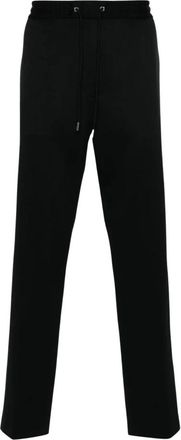 Moncler Logo-Patch Drawstring Broeken - Heren - Sweatpants - Zwart - M - Broeken