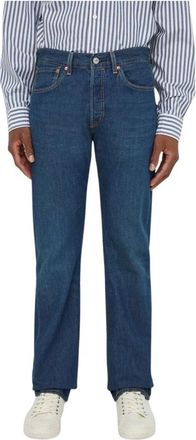Levi's 501 Original Fit - Heren - Regular Fit Jeans - Blauw - W29 L32 - Denim - Jeans