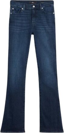 7 For All Mankind Bootcut Slim Illusion Jeans - Dames - Bootcut Jeans - Blauw - W32 - Katoen - Jeans