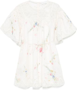 Zimmermann Lucky Mini Dress - Womens - Elastane/Recycled Polyester