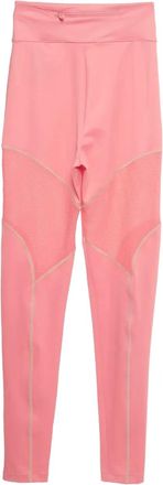 Fendi Leggings con inserti in rete - Rosa