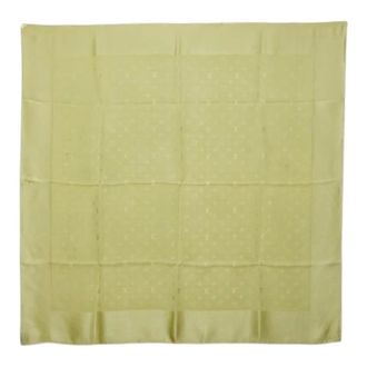 Louis Vuitton Pre-owned Scarves, female, Green, Size: ONE SIZE Pre-owned Vintage Scarf