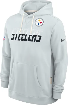 Nike Pittsburgh Steelers Sideline Standard Issue Nike Mens Dri-FIT NFL Pullover Hoodie in Purple | 03AZ04Z7L-SX8