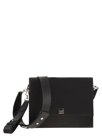 Max Mara Biancaroughm middelgrote crossbodytas van leer