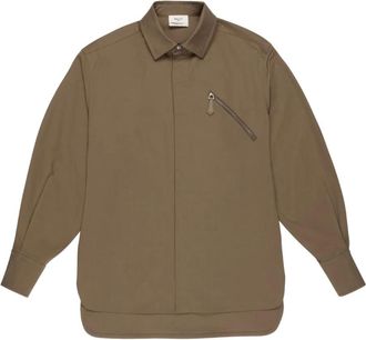 Bally Overhemd met ritszak - Beige