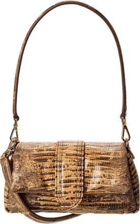 Jacquemus Petit Bambimou Croc-Embossed Leather Shoulder Bag