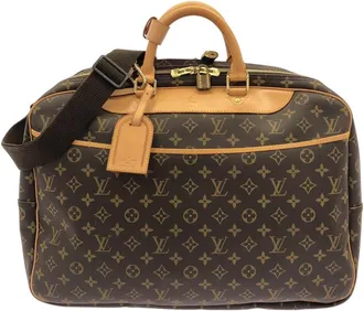 Louis Vuitton Marron Coated Canvas Boston Bag (Pre-Owned)