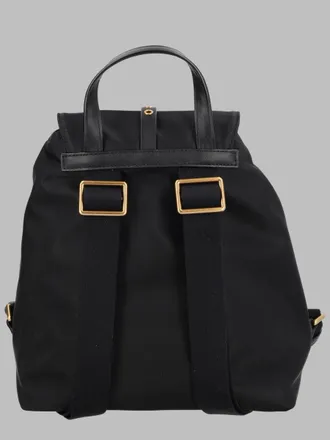 Pinko Womens Backpack Black Nylon Backpacks