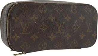 Louis Vuitton Pre-owned Clutches, female, Brown, Size: ONE SIZE Pre-owned Cosmetic Pouch