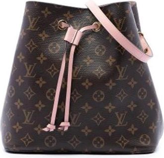 Louis Vuitton Pre-owned Neonoe Bucket Bag - Dames - Vintage Tas - Bruin - ONE Size - Leer - Vintage