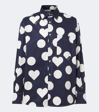Jacquemus Camargue polka-dot cotton poplin shirt