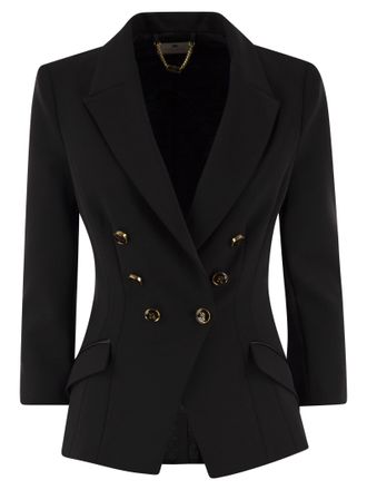Elisabetta Franchi Double Crepe Blazer