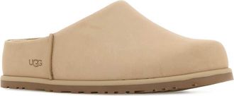 UGG Womens Sand Leather Otzo Slippers Mustardseed Flat Shoes