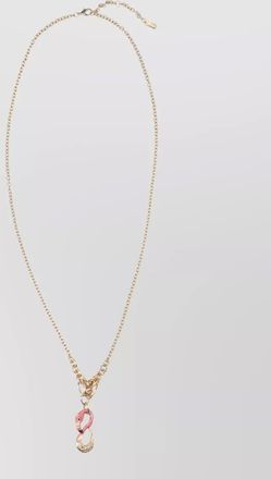Chlo&eacute; necklace adjustable length chain pendant detail