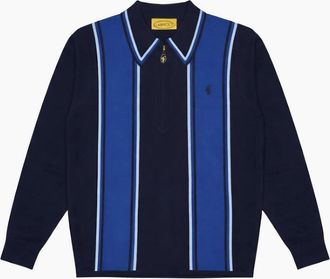 Gabicci Vintage 1973 Mens Gabicci Vintage Xander Navy Polo Shirt - Size: 40