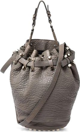 Alexander Wang Borsa a secchiello Diego con borchie - Grigio