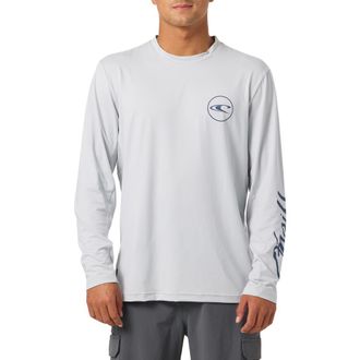 O'Neill Logo UPF Long Sleeve Performance Graphic T-Shirt in High Rise at Nordstrom, Size Xx-Large