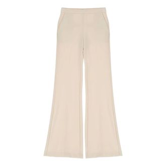 Imperial Pantaloni a Zampa - - Trousers - Donna - Bianco - 2XS