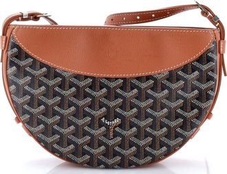 Goyard Hirondelle Shoulder Bag Coated Canvas and Leather