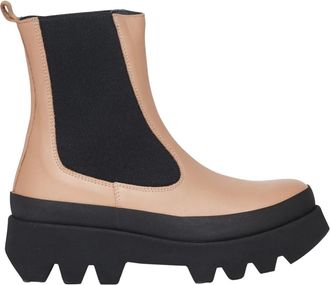 Paloma Barcel&oacute; Chelsea Laars - 35 - Dames - Chelseaboots - Beige - 39 EU - Leer - Schoenen