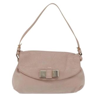 Chlo&eacute; Pre-owned Shoulder Bags, female, Beige, Size: ONE SIZE Pre-owned Lily shoulder bag