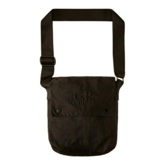 C.P. Company Messenger Bags, male, Black, Size: ONE SIZE Shoulder Bag