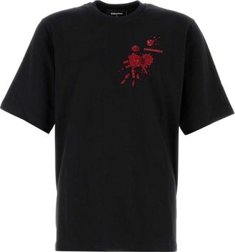 Dsquared2 Black cotton t-shirt
