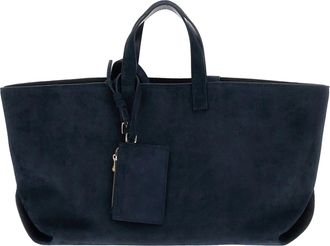 A.P.C. Brown Suede Structured Tote Bag